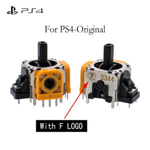 Original PS4 Slim 3D Joystick Game Controller Amarillo Metal Mango Comunicación por cable Compatible PS5 PC Videojuegos Plástico - Product Image 2