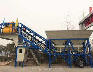 Fabrika fiyat <span class=keywords><strong>elba</strong></span> İtalya Mini taşınabilir mobil 60m 3/h YHZS60 beton karıştırma harmanlama santrali satılık