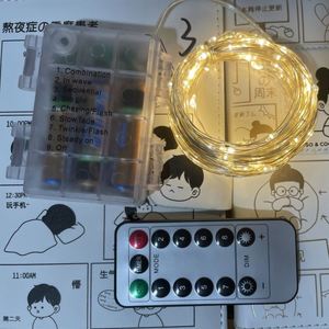 Hot Selling Copper Wire 8 <strong>Function</strong> Flashing Mode with Remote Controller <strong>Multi</strong> Color fairy Copper <strong>String</strong> Holiday <strong>Light</strong> - Product Image 4
