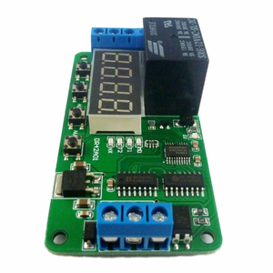 DR42A01 relè di temporizzazione a doppio canale 12V Display digitale DPDT0.1-9999 multifunzione Timer di ritardo relè interruttore di controllo del tempo relè - Product Image 3