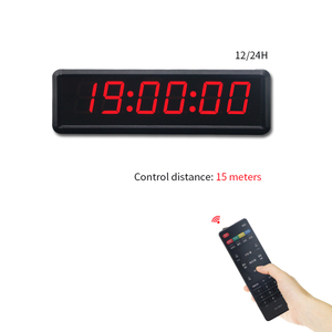 Red Green Digit 1.8 Inch Digital <strong>LED</strong> Wall <strong>Clock</strong> OEM Multifunctional <strong>Countdown</strong> Count up Electric Stopwatch <strong>Timer</strong> With Remote - Product Image 6