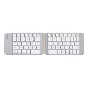 Portable, Thin and Lightweight Wireless <strong>Mini</strong> Two-fold <strong>Bluetooth</strong> <strong>Keyboard</strong> Common to Multiple Systems