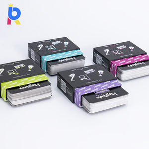 Tùy chỉnh in âm nhạc bên Trò chơi thẻ bán buôn di động và vui vẻ <span class=keywords><strong>trivia</strong></span> cho người lớn - Product Image 2