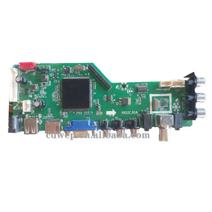 RR52C.81A液晶数字电视主板，带DVB-T2/DVB-T通用发光二极管电视主板2AV，带S2发光二极管电视驱动板 - Product Image 2