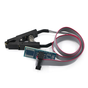 SOIC8 SOP8 flaş çip IC testi klipler soket Adpter BIOS/24/25/93 programcı arduino için