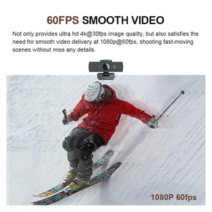 Anywii OEM Factory Outlet 4k H500 3840 <span class=keywords><strong>2160p</strong></span> UHD Webcam tự động lấy nét USB 4k PC <span class=keywords><strong>Web</strong></span> <span class=keywords><strong>Cam</strong></span> với tiếng ồn hủy bỏ microphone USB Webcam - Product Image 6