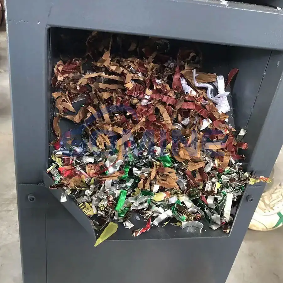 Low price scrap metal car body recycling equipment waste steel metal chip shredder machine