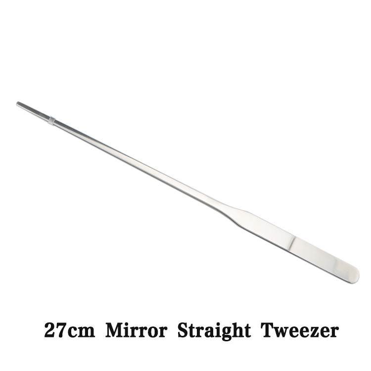 Pince à épiler droite miroir 27 cm