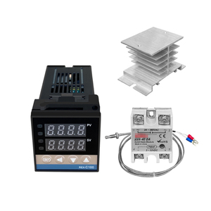REX-C100 Digital <strong>PID</strong> <strong>Temperature</strong> <strong>Controller</strong> Thermostat <strong>SSR</strong> <strong>output</strong> Max.40A <strong>SSR</strong> Relay K Thermocouple Probe High Quality - Product Image 2