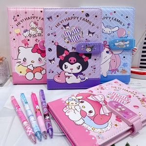 Venta al por mayor 12 piezas contraseña con bloqueo diario cuaderno creativo de mano con Gel pluma estudiante Bloc de notas - Product Image 1