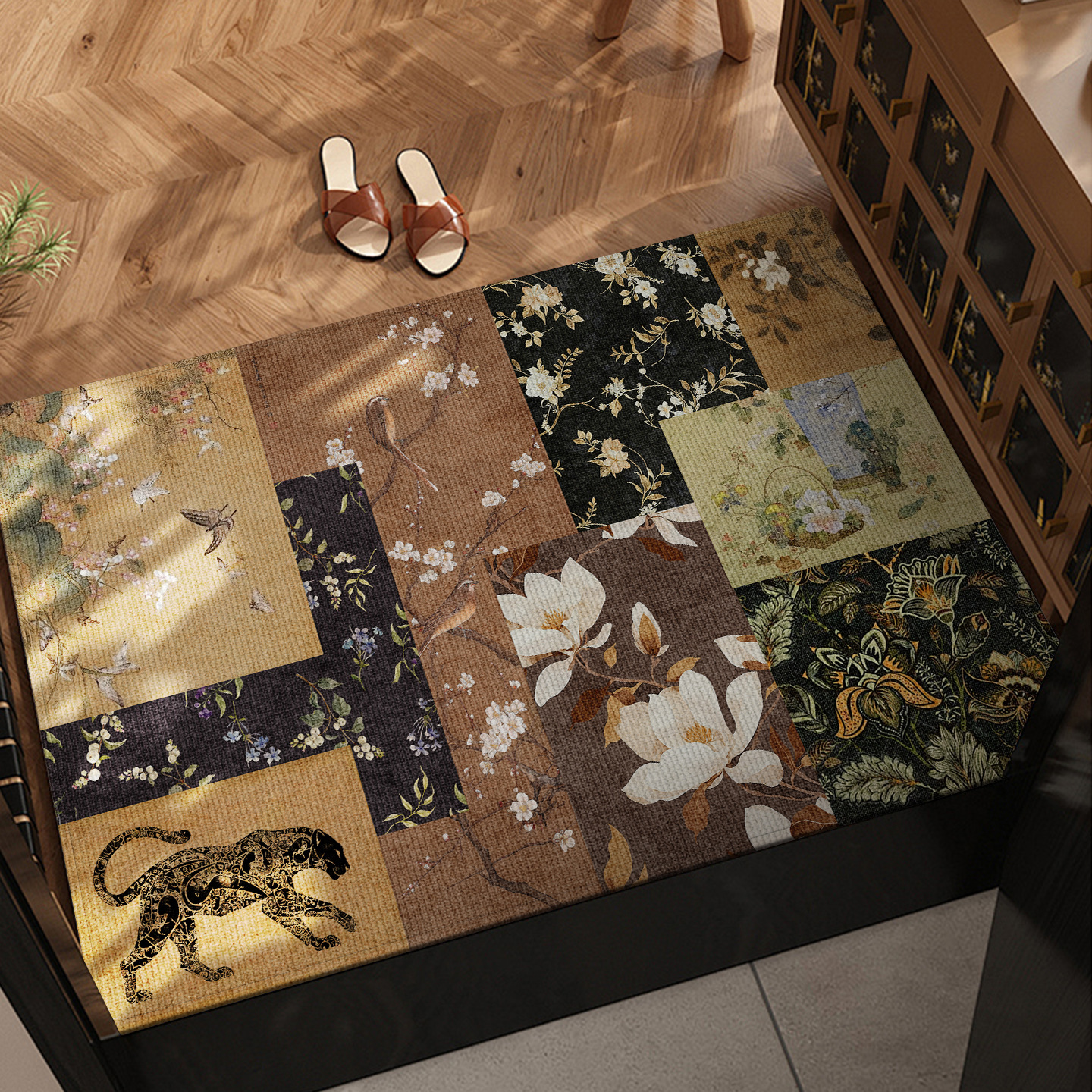 เครื่องเขียนลายดอกไม้โบราณ