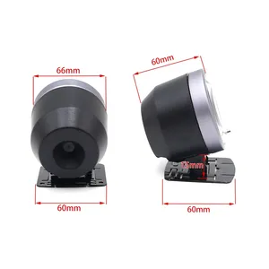 Medidor de temperatura de aceite de cara negra de 60MM, 50-150C, función de pico de luz blanca/ámbar, medidor de temperatura de aceite, medidor de coche con Sensor - Product Image 3