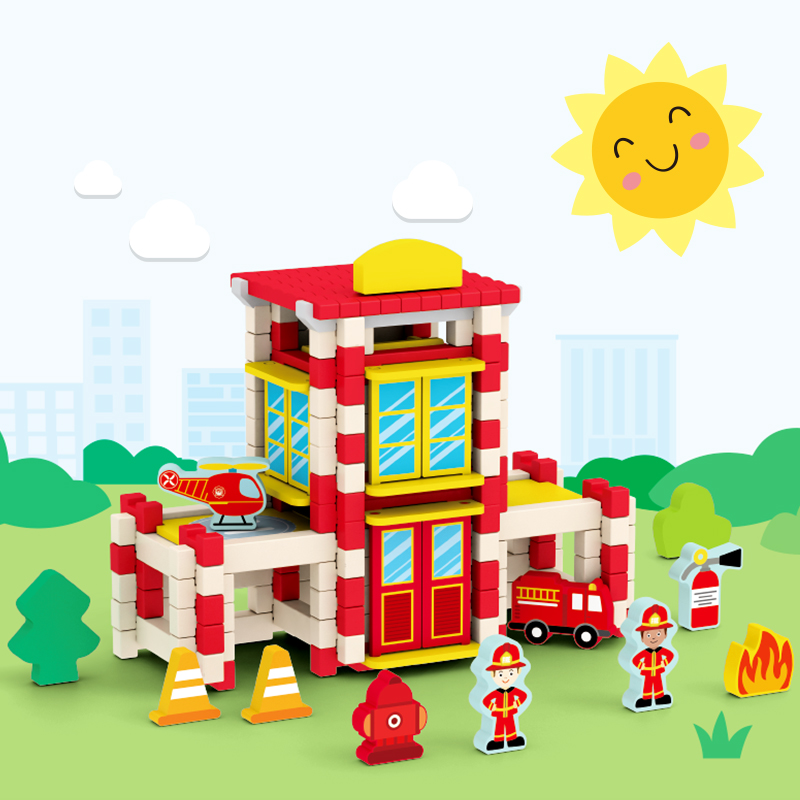 Blocs de construction (caserne de pompiers)