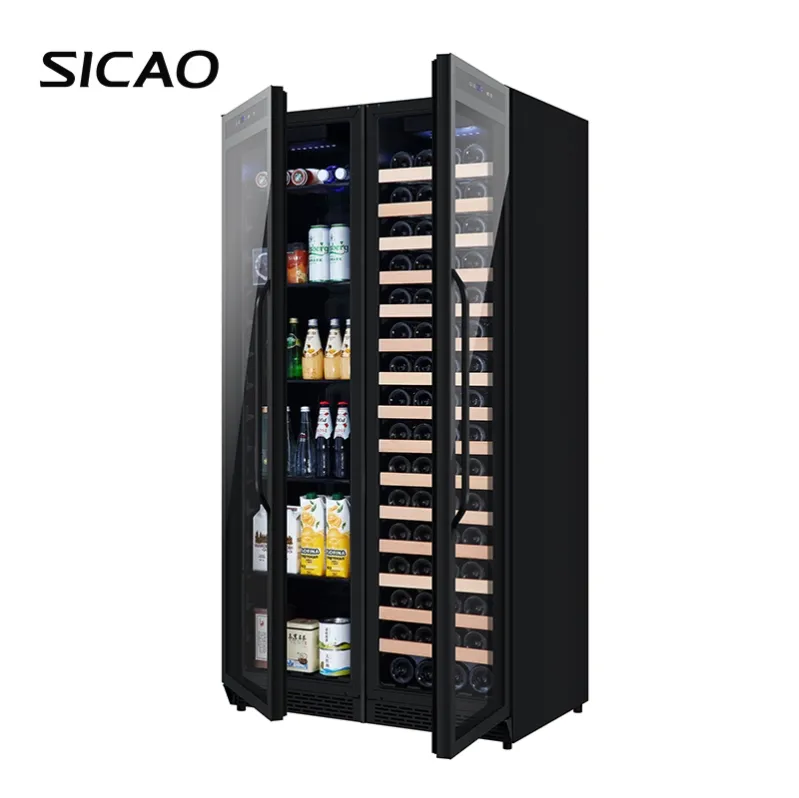 Precio de fábrica Sicao incorporado o independiente otras máquinas de bebidas y vino con enfriador de vino refrigerador temperatura electrónica