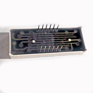 0.8 pollici 4 cifre 7 segmento orologio Display a Led colore blu Houkem-8041-A/BB 12pin Display orologio ora
