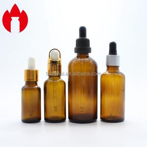 Vial de botella de vidrio con cuentagotas de aceite esencial cosmético azul verde ámbar claro vacío personalizado 5ml 10ml 15ml 20ml 30ml 50ml 100ml - Product Image 3