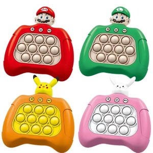 DOULUO Mario Bros Picha-Chu Fun Quick Push <strong>Game</strong> Console With Music and Lights Puzzle <strong>Games</strong> Sensory Fidget Popper <strong>Game</strong> - Product Image 1