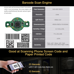 Small Size LV5300 Barcode <strong>Scanner</strong> Module Usb <strong>Fixed</strong> Mount Qr <strong>Code</strong> Barcode <strong>Scanner</strong> - Product Image 6