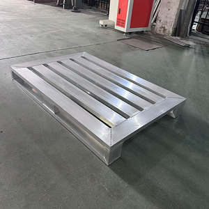 Factory Supply Single Face Metal Euro <strong>Pallet</strong> Stacking Aluminum <strong>Pallet</strong> for Sale - Product Image 4