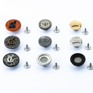 กระดุมกางเกงยีนส์สลักกระดุมและหมุดกระดุมกางเกงยีนส์โลหะผสมสังกะสีสำหรับเครื่องแต่งกาย - Product Image 5