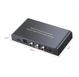 Good DAC <strong>Digital</strong> to <strong>Analog</strong> Audio <strong>Converter</strong> With Remote Control Volume Control With Optical Cable Toslink Coaxial to RCA 3.5mm
