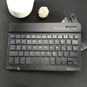 Teclado Bluetooth inalámbrico universal de 7 pulgadas y 10 pulgadas, tres sistemas, teclado para tableta de teléfono móvil con cable de carga USB C - Product Image 6