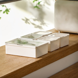 Nhật bản-phong cách đa chức năng lưu trữ nhỏ tổ chức hộp nhựa trong suốt nắp rõ ràng cho đồ lặt vặt hoặc nhà tổ chức - Product Image 4