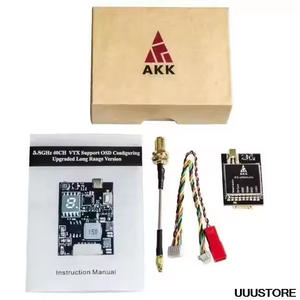 AKK X2-ultimate 5.8GHz 37CH Video VTX 25mW/200mW/600mW/1200mW güç seviyeleri uzun menzilli RC Drones Drone aksesuarları