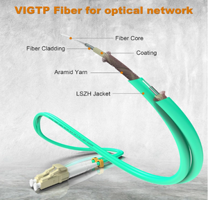 OM3 10Gb 50/125マルチモードシンプレックス光ファイバーパッチコードST/UPCコネクタ付きFTTH POE 4G WiFi 3G IPネットワーク - Product Image 2