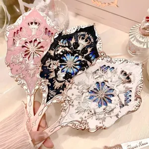 Çiçek biliyor ayna Moonlight Mermaid koleksiyonu el ayna sınırlı beyaz mavi pembe çikolata peri ayna