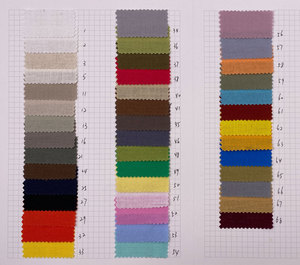 Garment Cloth Roll <strong>Korea</strong> Bulk Woven Solid Color Slub Shirt White Beige Natural Stonewashed 70 30 55 45 Blend Cotton <strong>Linen</strong> <strong>Fabric</strong> - Product Image 2