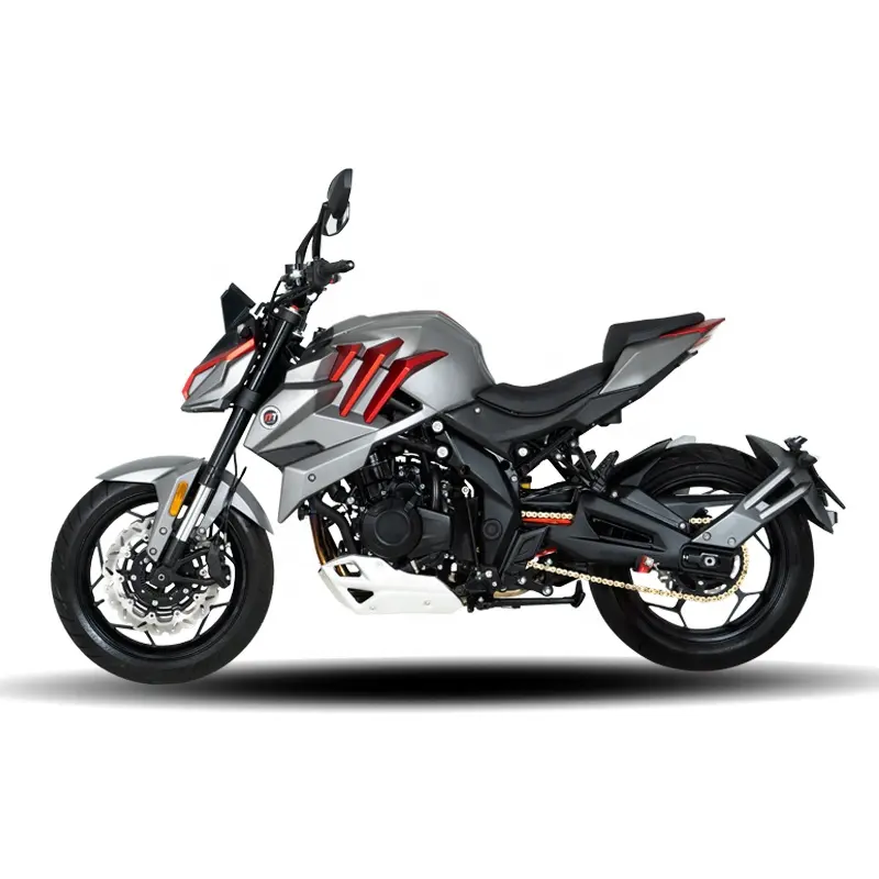 Roywell 4 스트로크 성인 스포츠 오토바이 거리 법률 500CC EFI 가스 파워 레이싱 오토바이 ABS