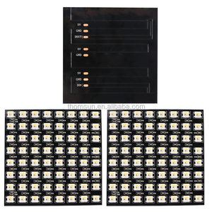 Гибкая 8x8 sk6812 rgbw светодиодная матрица p10 программируемая светодиодная плата - Product Image 3