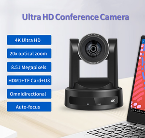DDP, canlı akış ve Video konferansı için AI İnsan takip fonksiyonu ile 4K PTZ kamera 20X optik Zoom destekledi - Product Image 2