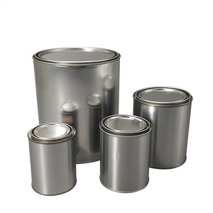 Mini Round 4OZ 8OZ 16OZ 32OZ Silver <strong>Tin</strong> Plate T1 Empty Paint <strong>Tin</strong> <strong>Cans</strong> with Lid <strong>for</strong> Candle Packaging <strong>for</strong> <strong>Crafts</strong> and Stickers - Product Image 6