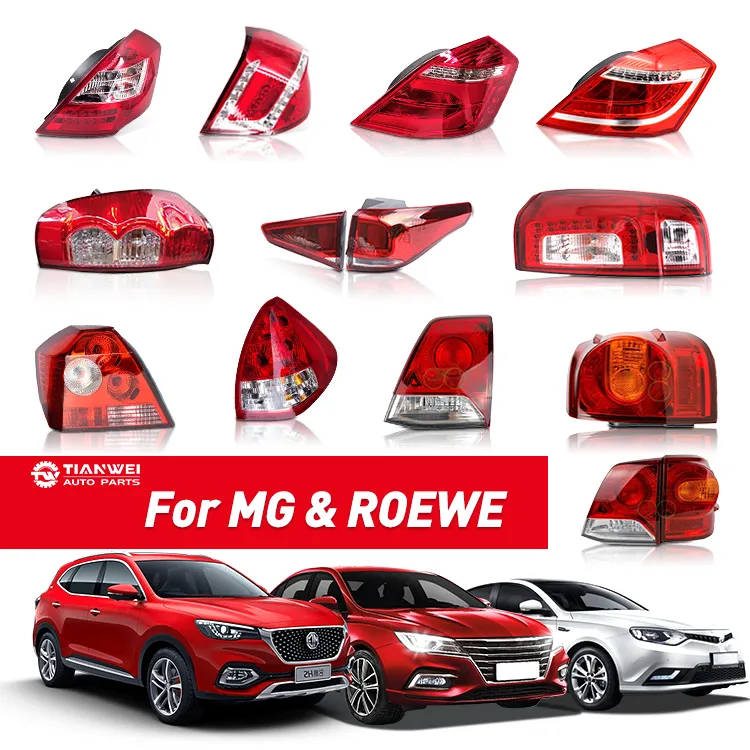 SAIC MG 3 5 6 ZS GS HS GT ROEWE 350 360 550 750 950 i5 i6用中国自動車カスタム自動最も明るい車LEDリアテールライト