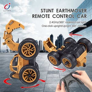 高品質シミュレーション2.4gスタントエンジニアリング建設トラックリモコンRCモデルショベル玩具 - Product Image 2