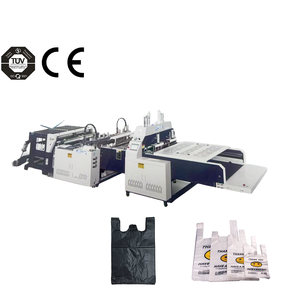 带标志的塑料制袋机自动扭曲手柄制袋机 - Product Image 1