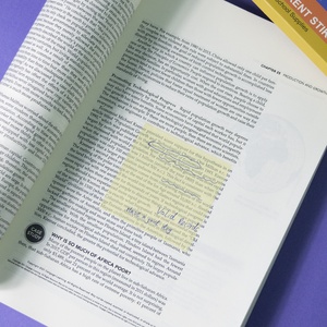 Customisable Stick <strong>Notes</strong> Home Decor Fake Books Colored Transparent <strong>Sticky</strong> <strong>Note</strong> <strong>Large</strong> - Product Image 5