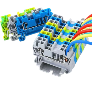 ST2.5 Conector de Cable de Enchufe Rápido 24-12AWG Alimentación a Través de Conexión Eléctrica Sin Tornillos Resorte Din Rail Terminal Blocks - Product Image 4