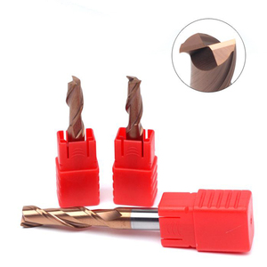 HRC55 parmak freze çakısı 2 flüt tungsten karbür parmak freze ANCA R0.5 R1.0 paslanmaz çelik için karbür end mill - Product Image 1