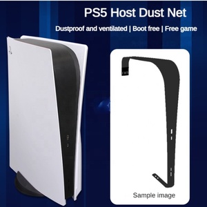 ฝาครอบตรงกลางทำจากวัสดุมีน้ำค้างแข็งตาข่ายคาร์บอนไฟเบอร์ PS5สำหรับ PS5เกมคอนโซล