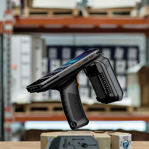 Android 10000mAh Robuster mobiler Handheld-PDA-Scanner UHF RFID1D/2D-NFC-Lesegerät mit großer Reichweite für den industriellen Einsatz Palm-Betriebs system - Product Image 1