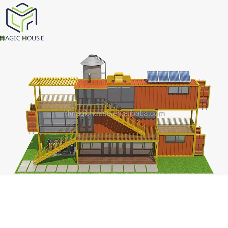 Magic House shipping container office building design prefab container office container office design dwg