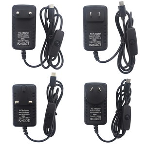 Power Supply 5V 3A Type-C Power Adapter with ON/OFF Switch EU US UK AU Charger for RPI 4 Model B for <strong>Raspberry</strong> <strong>Pi</strong> 4 Model B - Product Image 1