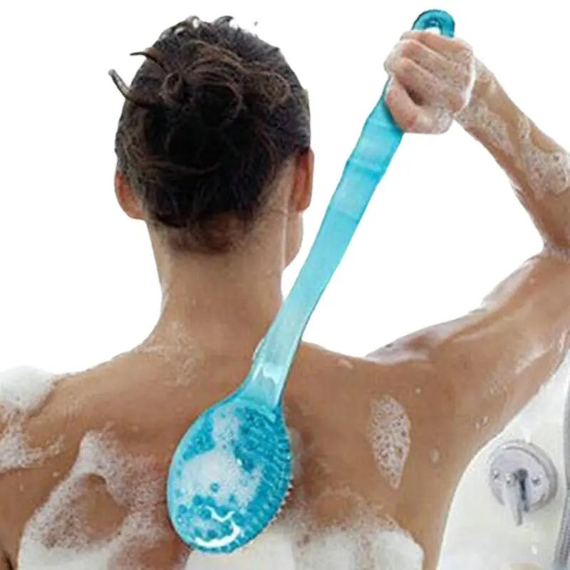 2024 banyo fırçası vücut banyo duş kolu ile sünger temizleyici fırçalar arındırıcı krem cilt masaj banyo fırçası temiz araçları