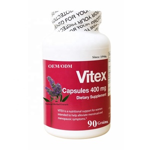 Female Reproductive Health Formula Vitex Chaste Berry Extract Vegan Capsules Increasing Fertility Relieving <strong>Menopause</strong> - Product Image 2