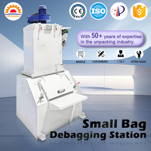 Robuste Bag Dump Station Automatisches Entlade system für kleine Beutel mit vibrierendem Sichter - Product Image 4