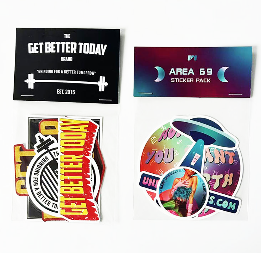 Custom sticker packs of die cut stickers example 07