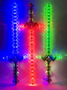 Nhà Máy Bán buôn LED lightsaber Wand pixel LED Light up Sword Toy với âm nhạc trẻ em nhựa trang trí Giáng sinh - Product Image 3